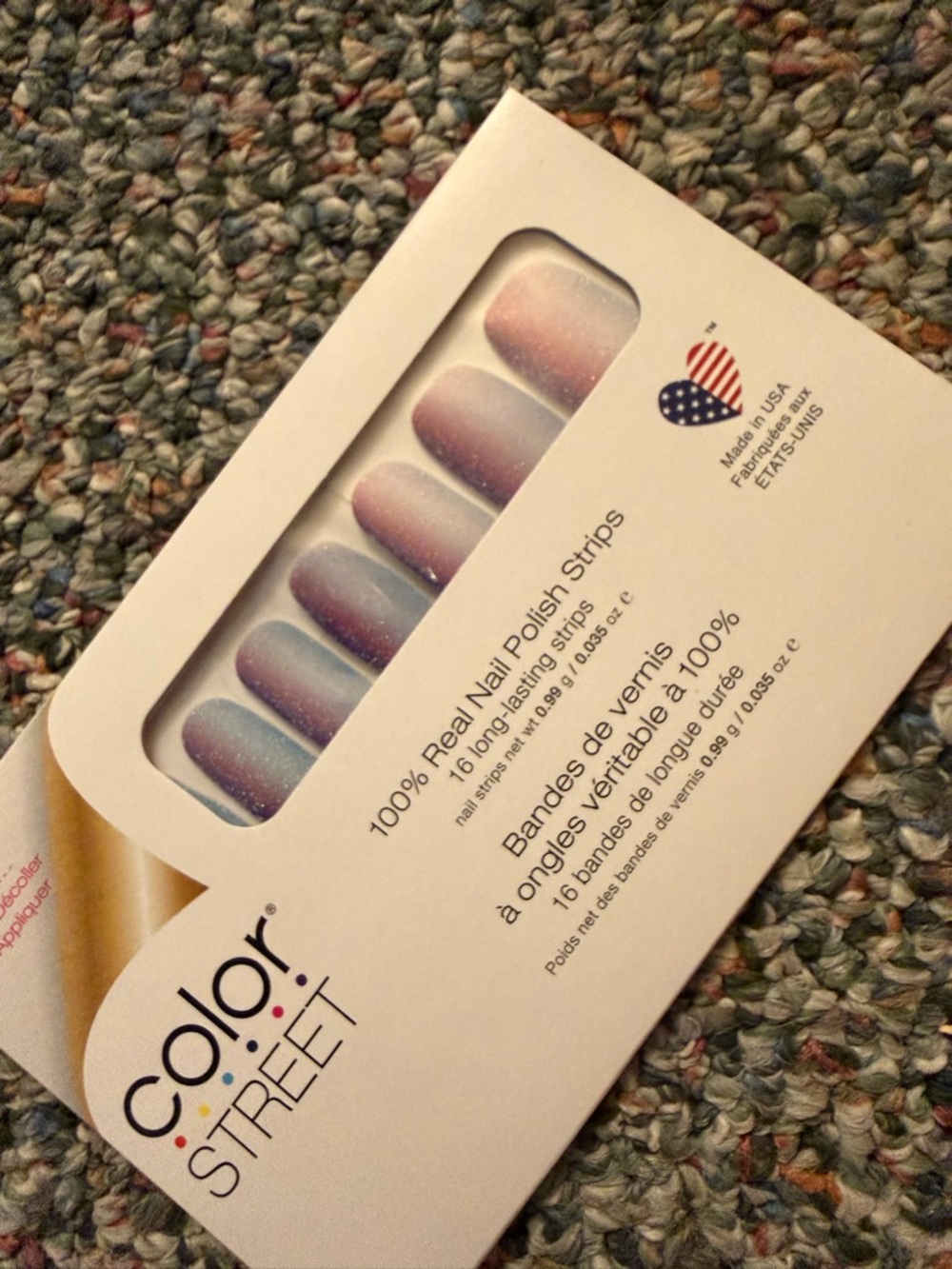 Color Street It Takes Tucson Pink to Purple Iridescent Ombre Nail Strips